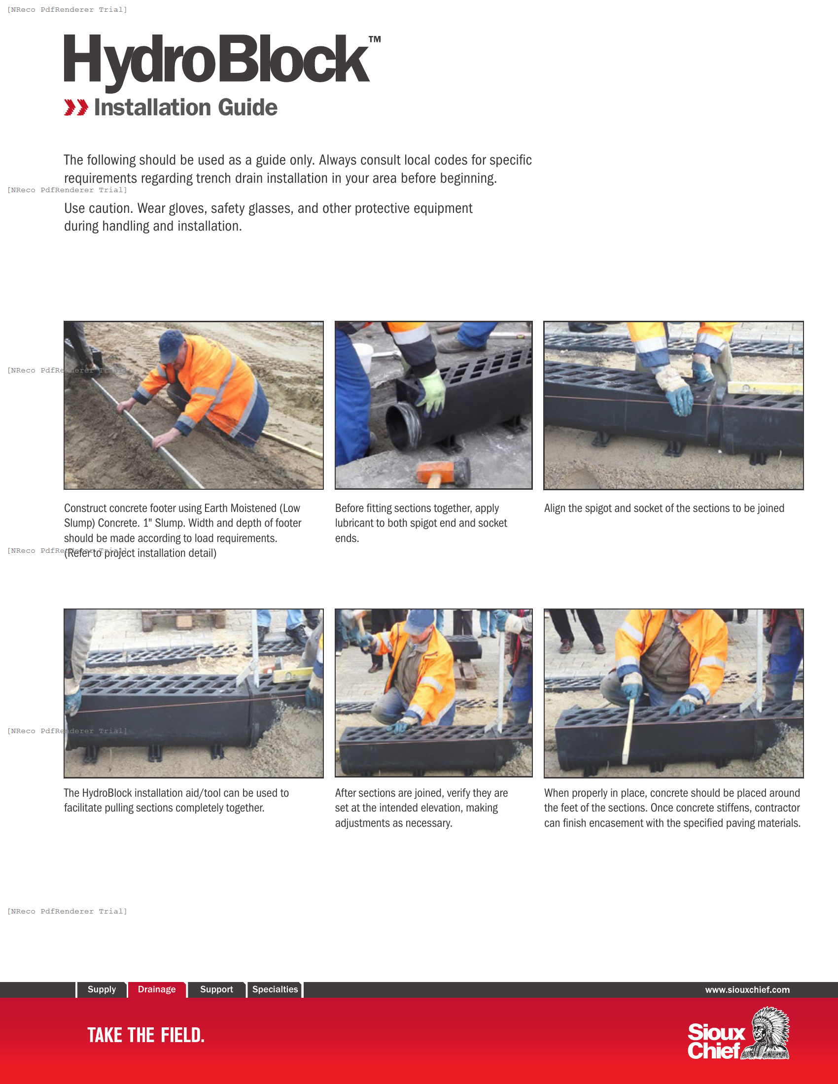 865 SERIES - HYDROBLOCK - INSTALLATION GUIDE.PDF Technical Document